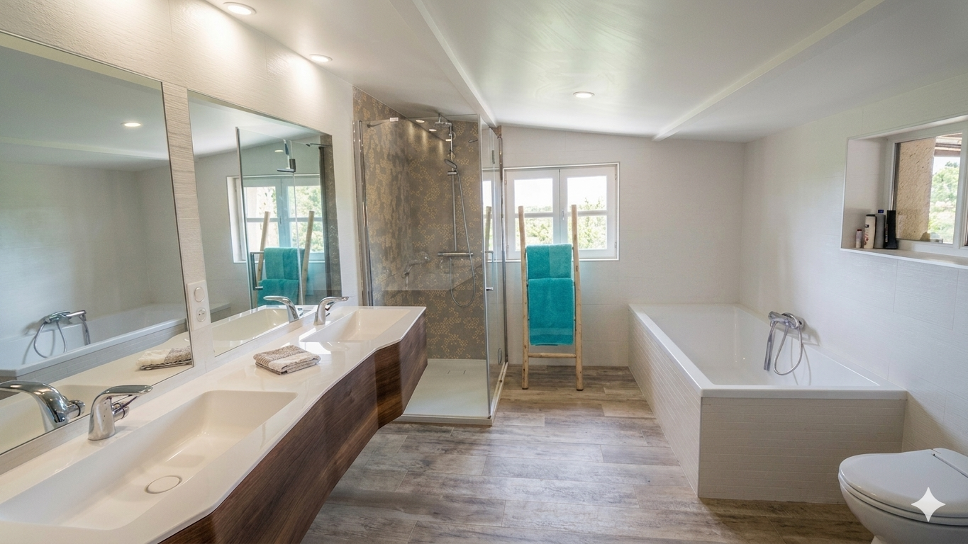 Suite La Toison — salle de bain privative